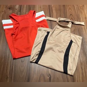 New AM PM by Espiral 2 Piece Bodycon Short Casual Summer Dress Bundle - S